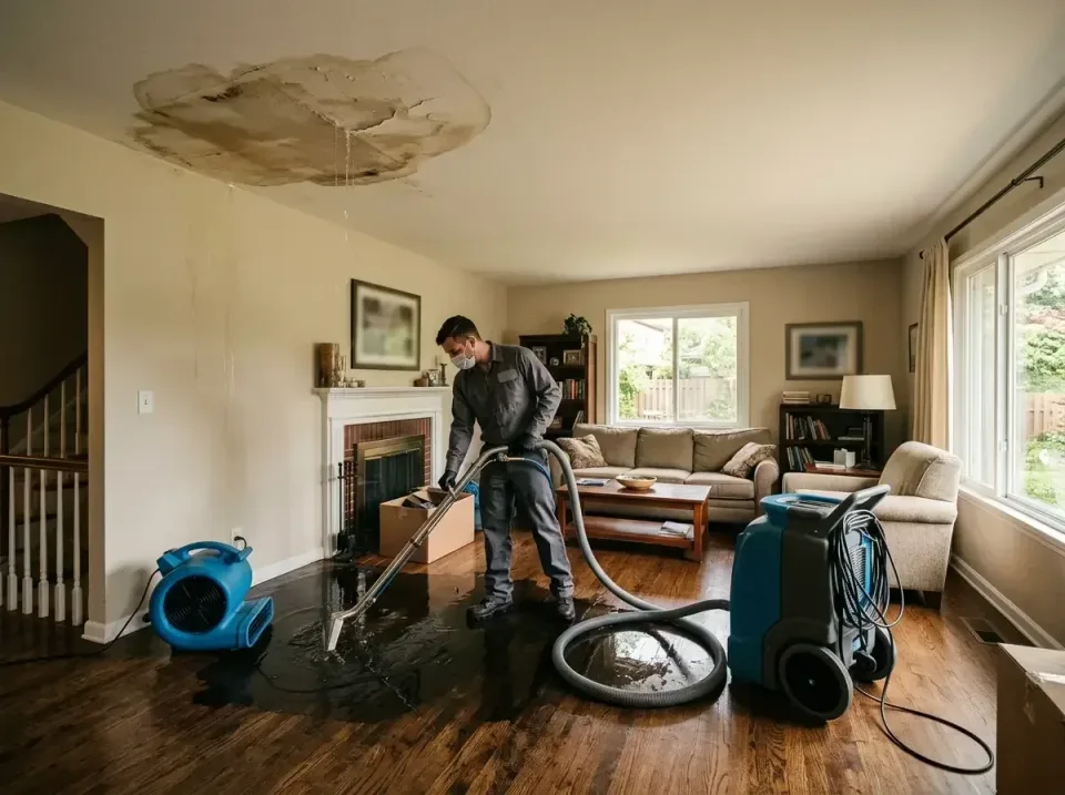 attic-pipe-burst-ceiling-drip-008 — frequently asked questions, Water Damage Restoration & Carpet Care in Lake Lotawana, MO